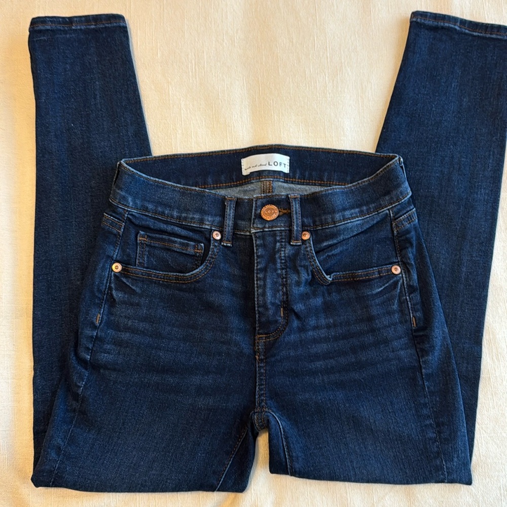 Loft Women’s Skinny Crop Jeans Size 0/25